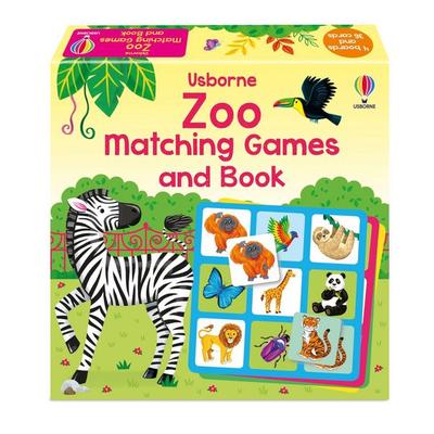 Zoo Matching Games and Book, von Kate Nolan, Usborne, 978-1-80531-228-4