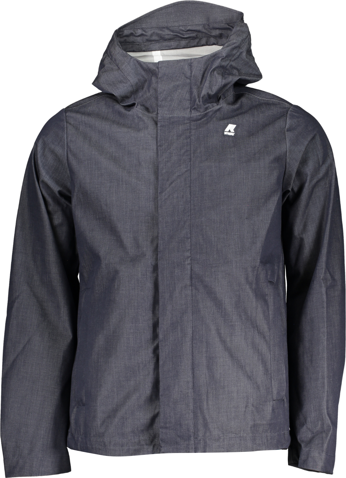 Herren blaue Sportjacke mit Kapuze & Taschen - Stilvolle Akzente