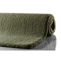 RHOMTUFT Badteppich SQUARE/ASPECT olive 80 x 160 cm