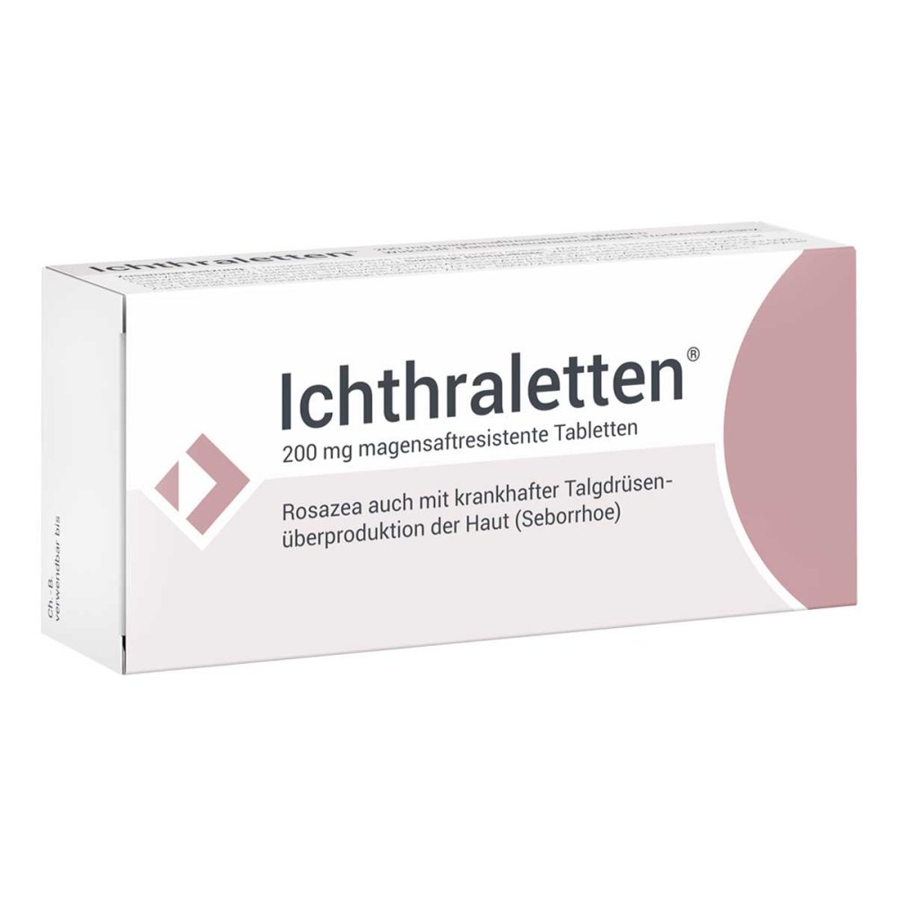 Ichthyol-Gesellschaft Cordes Hermanni & Co. (GmbH Ichthraletten 200 Mg Magensaftresistente Tabletten 17506962