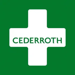 CEDERROTH Set aus Beatmungsmaske 2PA Hds 2 Reinigungstücher