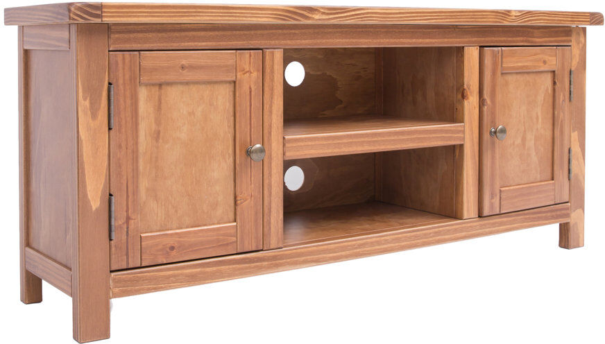 Lark Manor Abiorn TV Stand for TVs up to 55" Brown/Antique Brass 55"