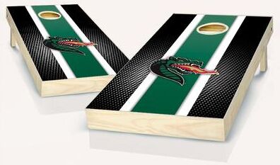 Skip's Garage UAB Stripe NCAA Team Cornhole Boards