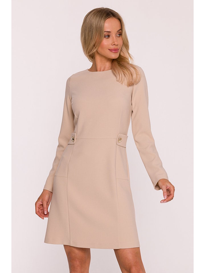 Stylove Kleid in Beige - L