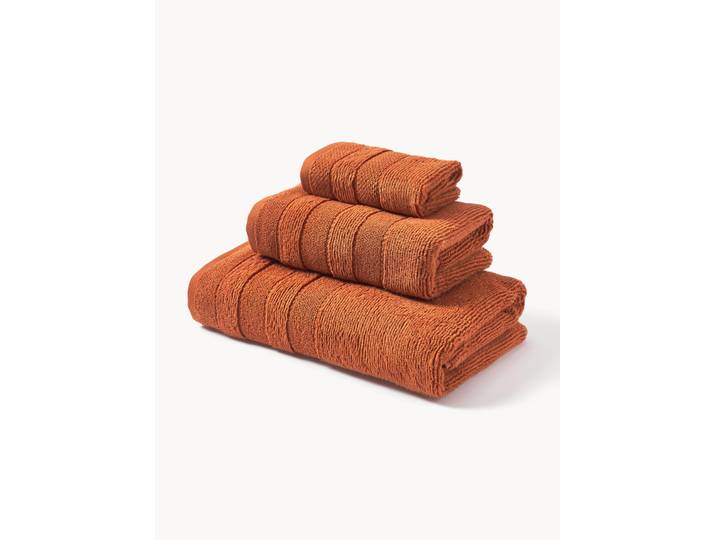 Handdoekenset Luxe met gestreepte rand, in verschillende setgroottes