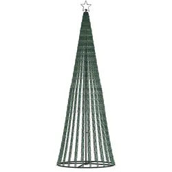 vidaXL LED Weihnachtsbaum 475 LEDs Mehrfarbig 247 cm 4016399