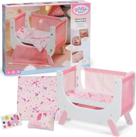 ZAPF Creation BABY born Beistellbett Einhorn