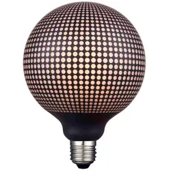 Halo Design E27 COLORS PRINT Dots LED Lampe Globe ø12,5cm 3 Stufen dimmbar