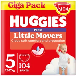 Huggies Little Movers Pants maat 5 52st x 2 104st (Gr. 5, 104 Stk.)