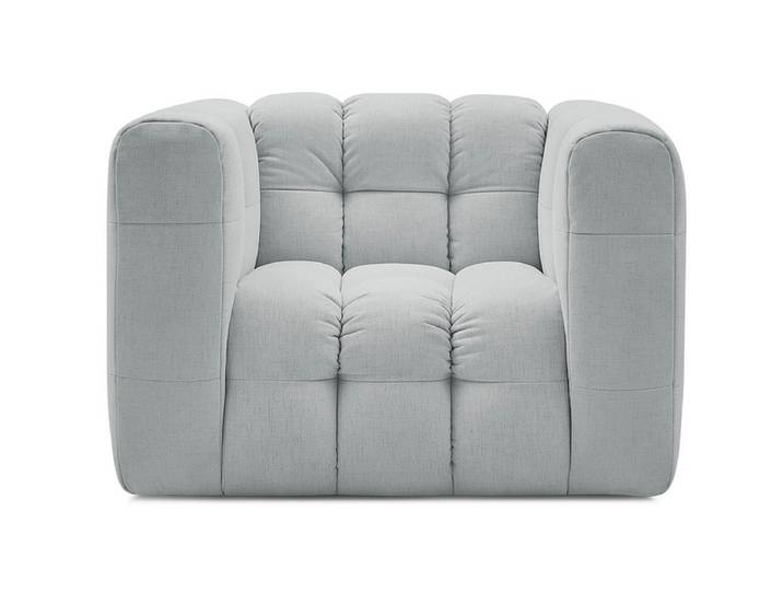 Sessel BOBOCHIC ULYSSE Stoff hellgrau