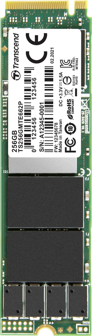 Transcend MTE662P M.2 SSD 256 GB