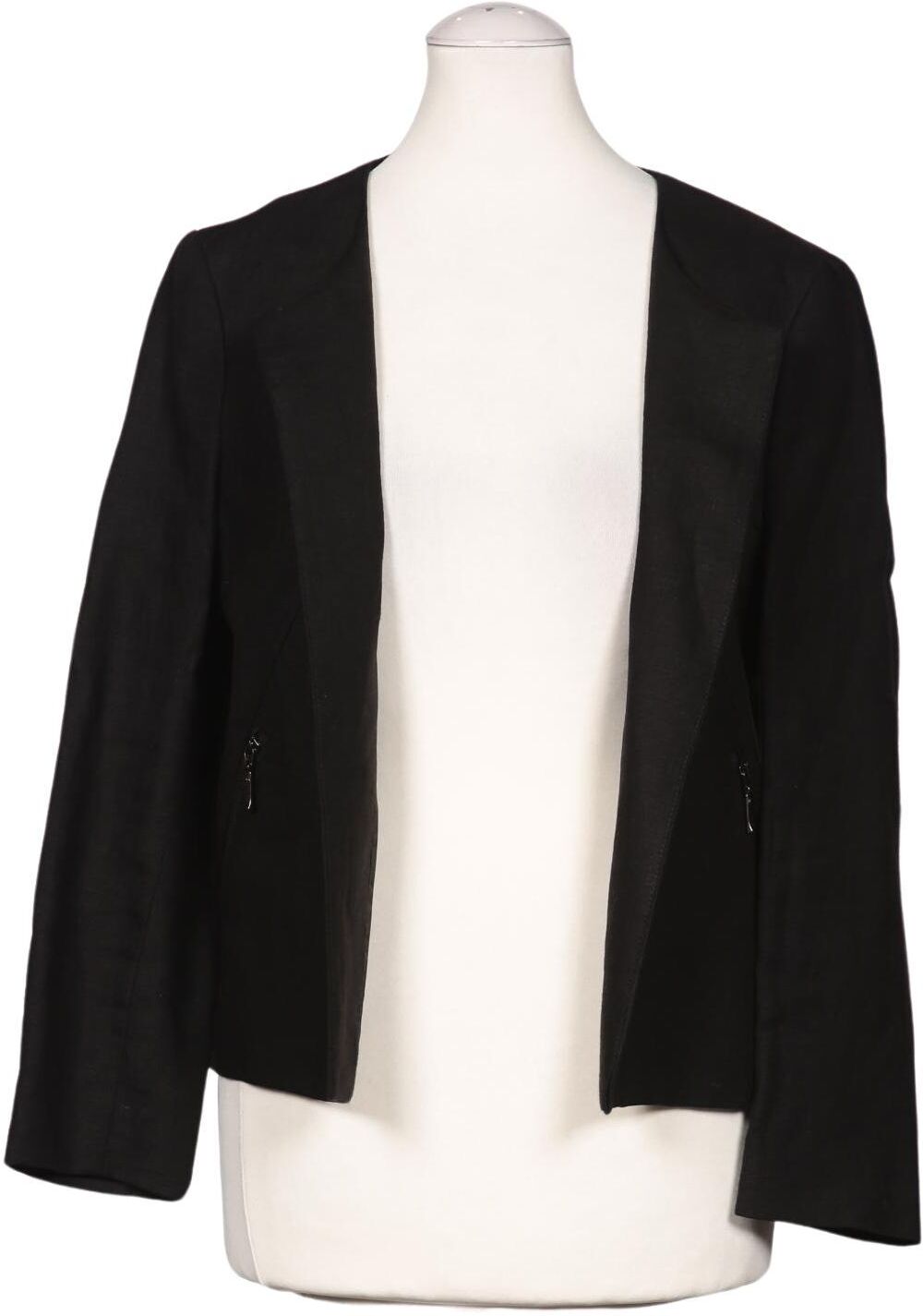Promod Damen Blazer, Schwarz, Gr. S, kein / Etikett - Second Hand