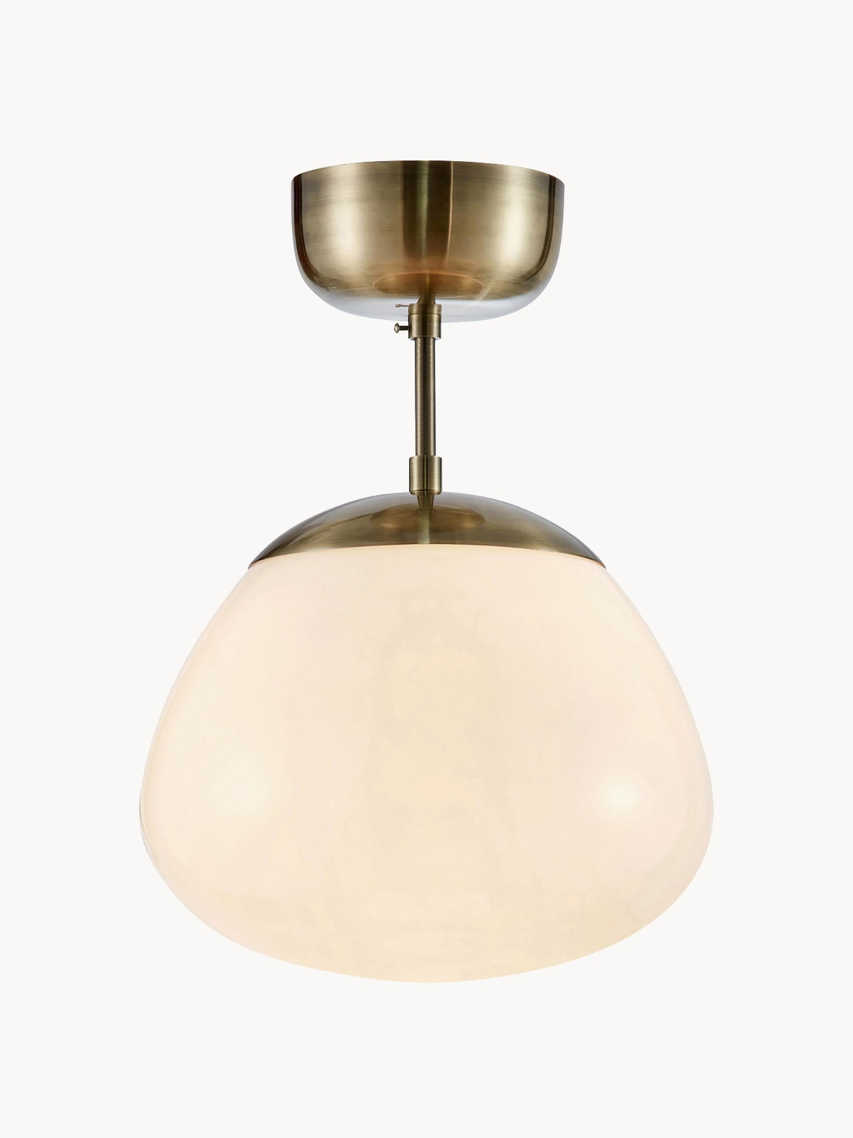 Markslöjd Plafondlamp Rise Wit/Messing B: 25 cm, D: 35 cm, H: 25 cm