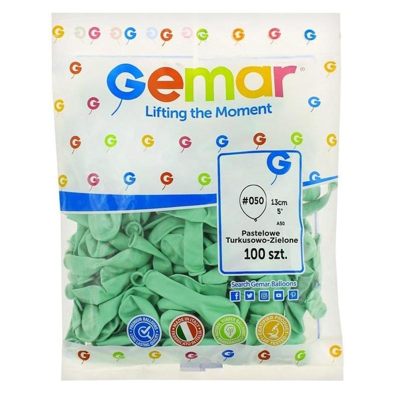 GoDan Pastellballons Türkis-Grün 10 Stk (10x) (37156761)