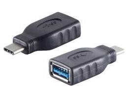 S-CONN 13-30008 USB 3.1 C naar USB 3.0 A Adapter, Zwart