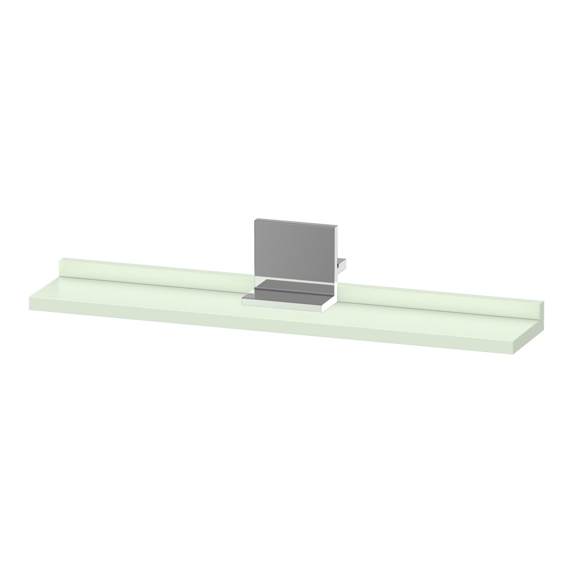 Duravit Spiegel-Ablage Sivida 65x65x3,6cm, grün Matt, montiert, chrom (SV7431010HH0000)