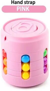 Uplifted Finds Magic Colorful Beans Multi Function Fidget Spinner pink