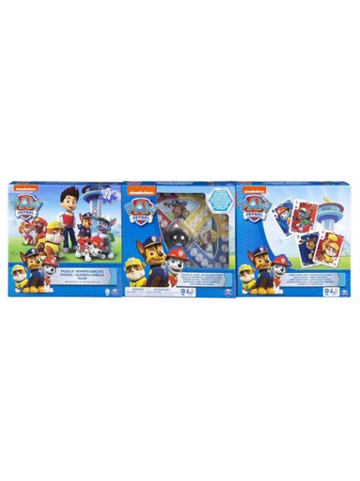 SM Games & Puzzles Paw Patrol 3 Pack Games Bundle