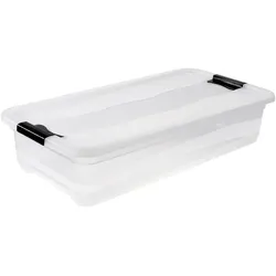 Keeeper - Aufbewahrungsbox mit Deckel 33L Transparent, Kollektion Cornelia