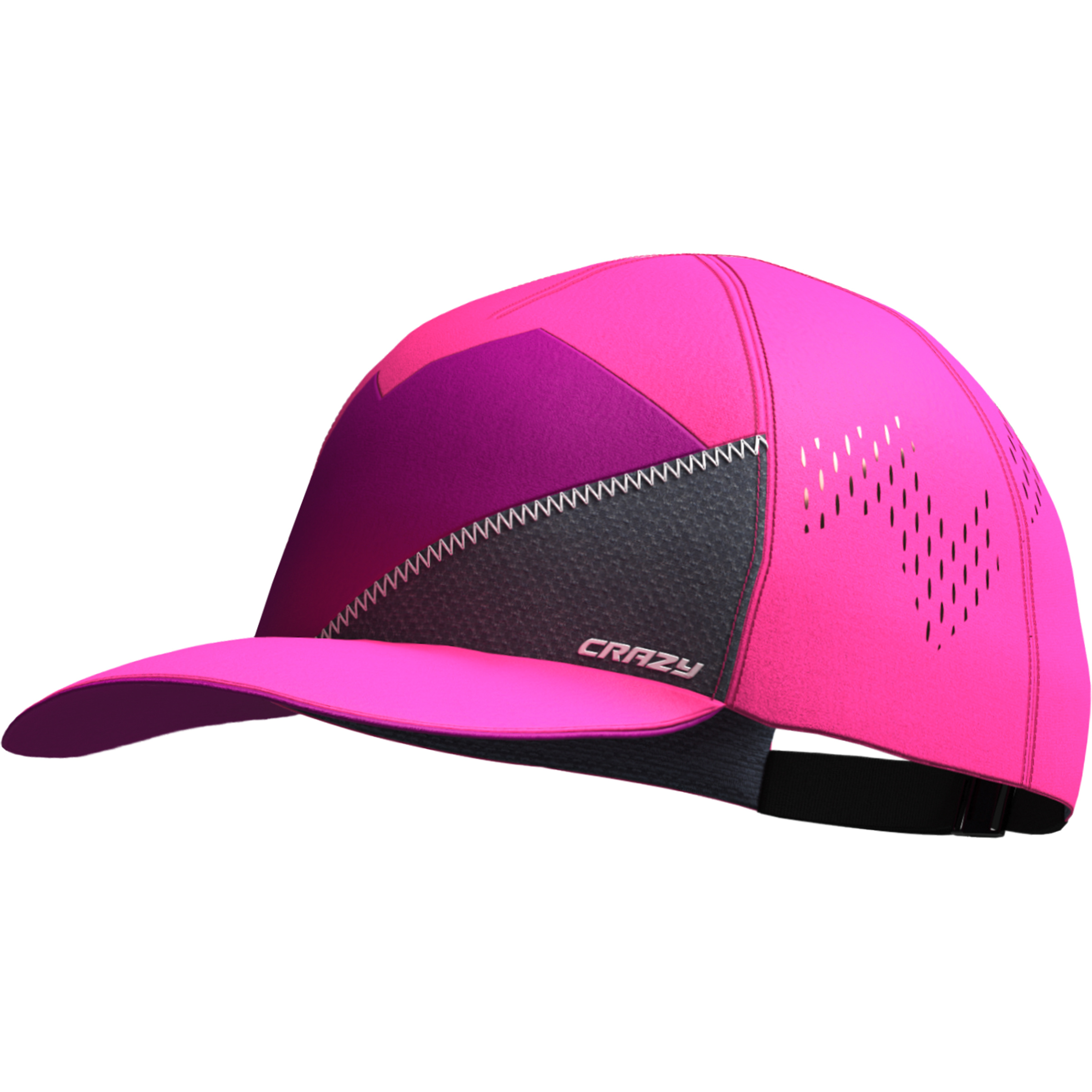 Crazy Bro Cap Basecaps pink Trekking Elastisch