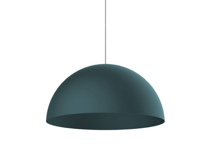 Cassis - lampe à suspension en métal bleu e27