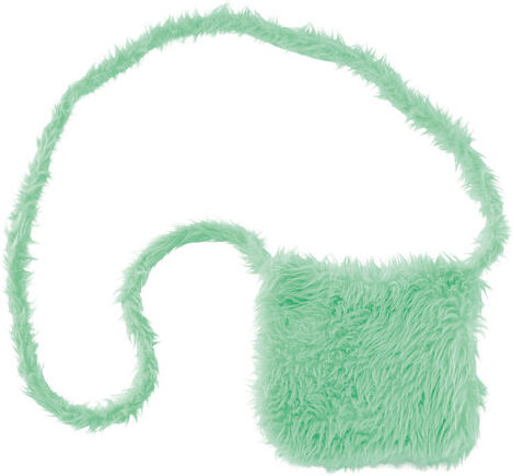 buttinette Tasche "Plüsch", pastell-mint