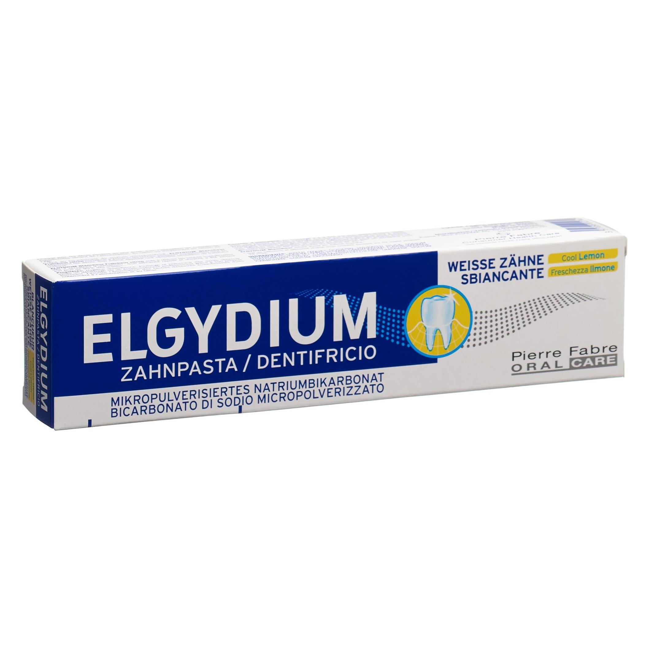 Elgydium Weisse Zähne Zahnpasta Cool Lemon (75 ml) (100025)