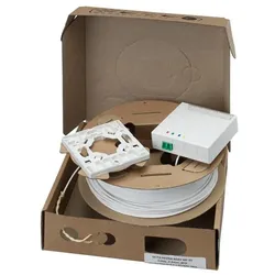 Rutenbeck FTTH-Anschlussset 1xLC-D OS2 APC 70m