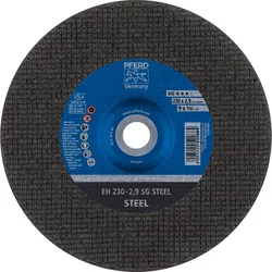 PFERD TOOLS Trennscheibe EH gekröpft Leistungslinie SG STEEL für Stahl - 61324322