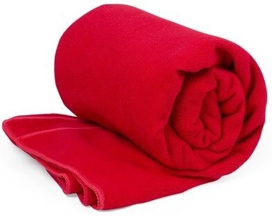 Serviette personnalisé ultra absorbante Bayalax microfibre rouge