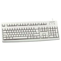 CHERRY G83UK USB - Tastatur, USB, hellgrau, UK