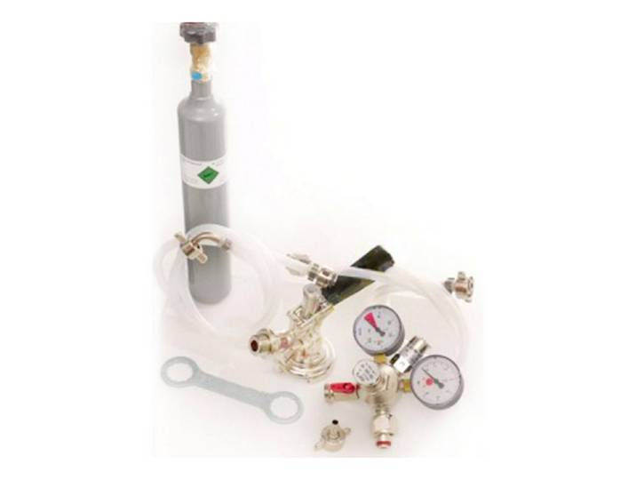 ich-zapfe Bierzapfanlage Zubehörpaket Pygmy mit Flach Fitting und 0,5 kg CO2 Flasche