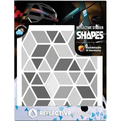 Reflective Berlin Reflexaufkleber Shapes grau Diamonds