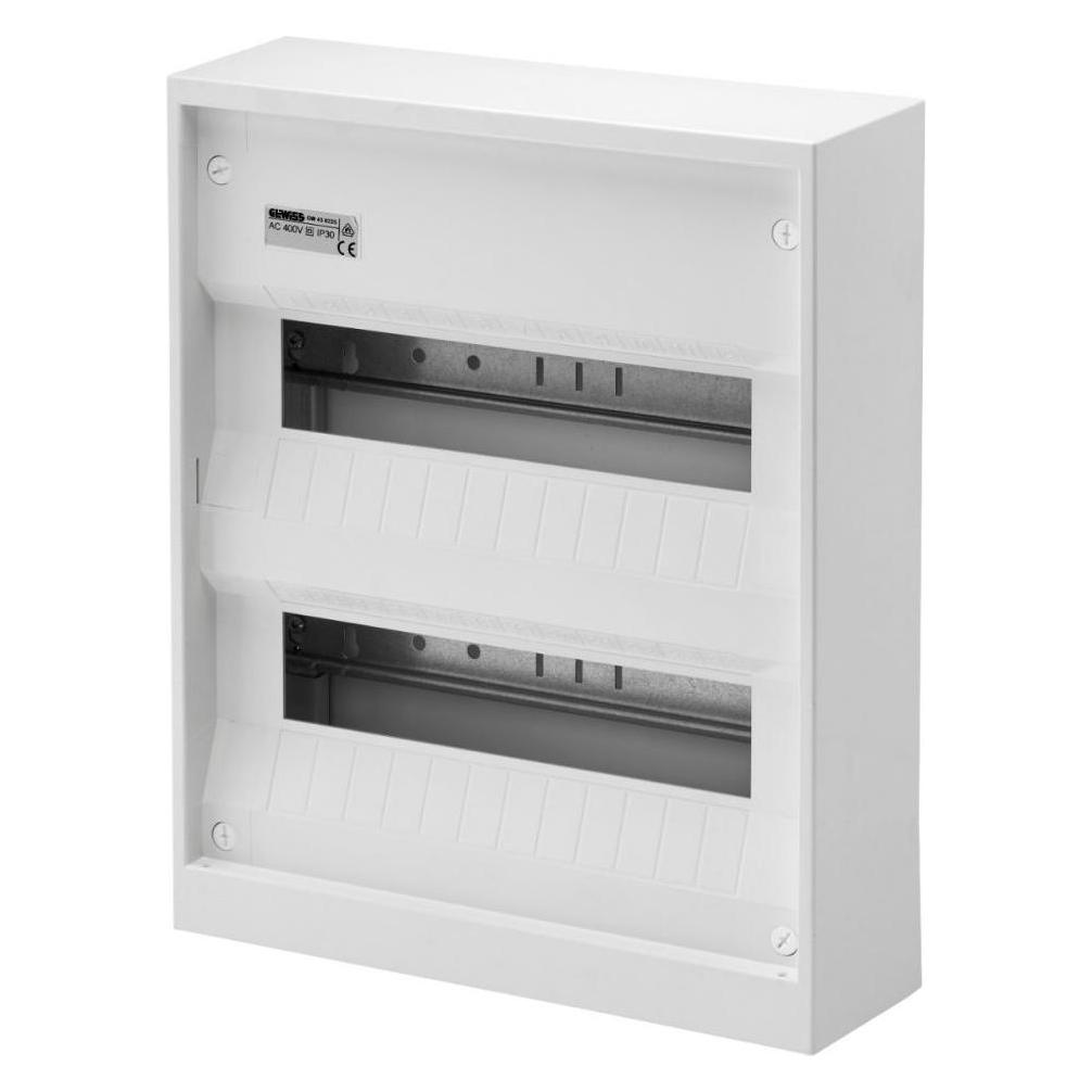 Gewiss KleinverteilerAP inkl. Tuer 300x370x95mm (GW43022S+GW43072S)