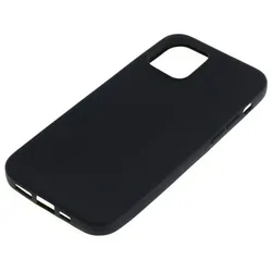 BackCase / Schutz-Hülle für Apple iPhone 12, 12 Pro aus flexiblem TPU, schwarz