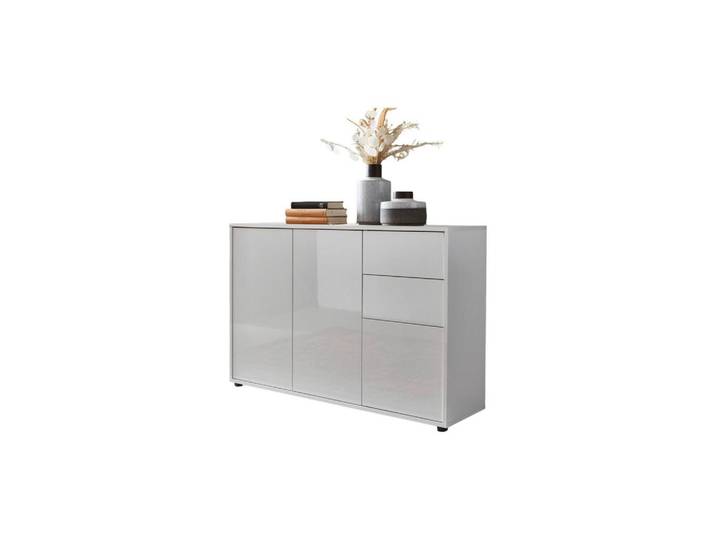 Kommode 105,5 cm Mailand Typ 10, Weiß