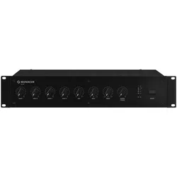 Monacor ELA-Verstärker PA-900 120 W (Verstärker), Stereoverstärker, Schwarz