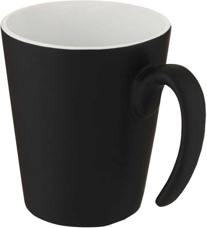 Mug en céramique personnalisé 360 ml Oli blanc
