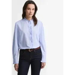 Barbour für Damen. LSH1776 Antoinette Hemd blassblau (L), Lässig, Viskose, Langarm