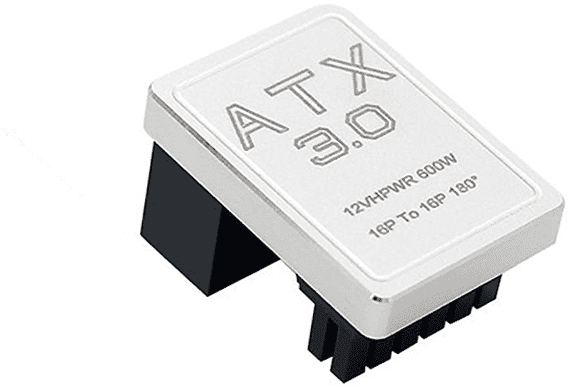 Phobya 12VHPWR Adapter 180 Grad 16Pin to 16Pin - White Left