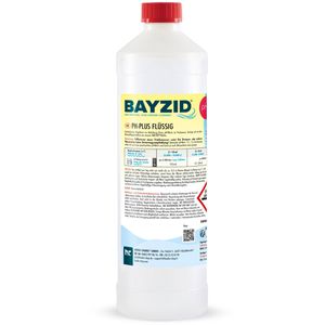 Höfer-Chemie PH-Plus Bayzid 49 % Natriumhydroxid, flüssig, für Pool und Schwimmbad, schnellwirkend, Flasche 1 kg