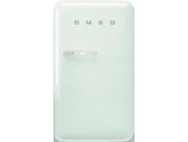 Smeg Kühlschrank, Pastellgrün, Metall, D, 54.5x97x70.1 cm, Abtauautomatik, LED-Innenbeleuchtung, Null-Grad-Zone, höhenverstellbare Füsse, Küchen, Küchenelektrogeräte, Kühl- & Gefrierschränke, Kühlschränke