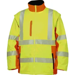 Softshellwarnjacken Winter EN 20471 gelb/orange - 490740GR.XXL - gelb/orange