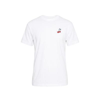 T-Shirt KLEINIGKEIT "Kleinigkeit Big Worm Shört Girls", Damen, Gr. L, weiß, 100% Baumwolle, bedruckt, normal, Rundhals, Shirts T-Shirt