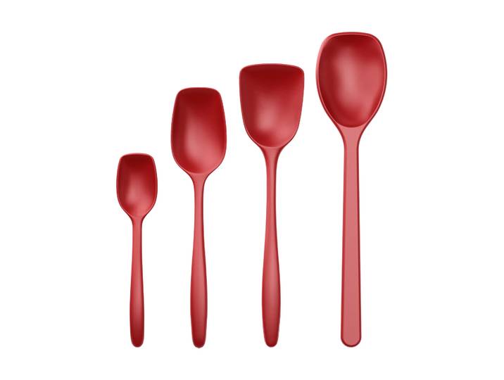 Rosti Cuillères Classic, lot de 4 Rouge