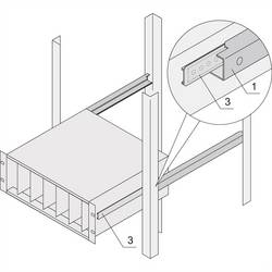 nVent SCHROFF 24562454 19 Zoll Netzwerkschrank-Schienen