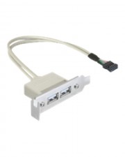 Delock Slot bracket USB-Kabel USB Typ A 4-polig W (83119)