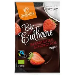 Landgarten Erdbeere in Zartbitter-Schokolade bio