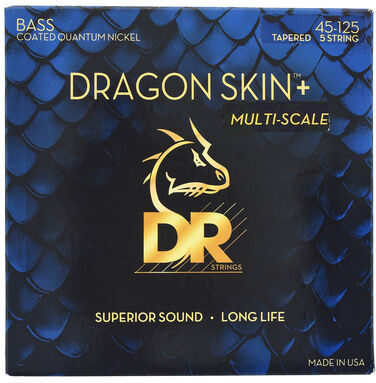 DR Strings Dragon Skin+ DBQM5-45 Coated