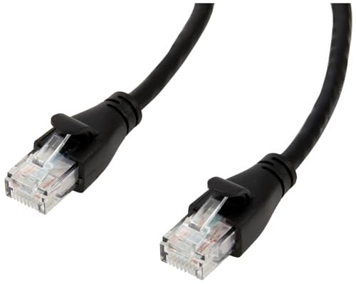 Amazon Basics RJ45 Cat-6 Ethernet Patch Internetkabel, 0,9 meter